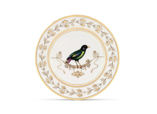 Volière La Breve Bread Plate by Ginori 1735