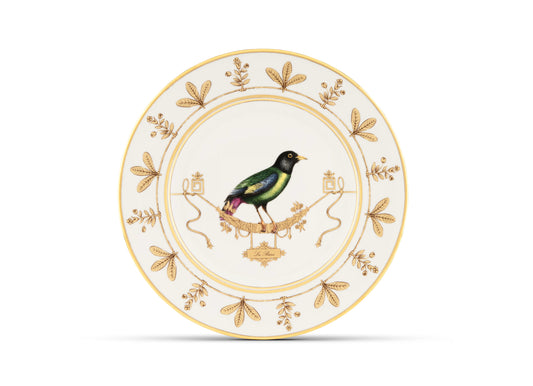 Volière La Breve Charger Plate by Ginori 1735