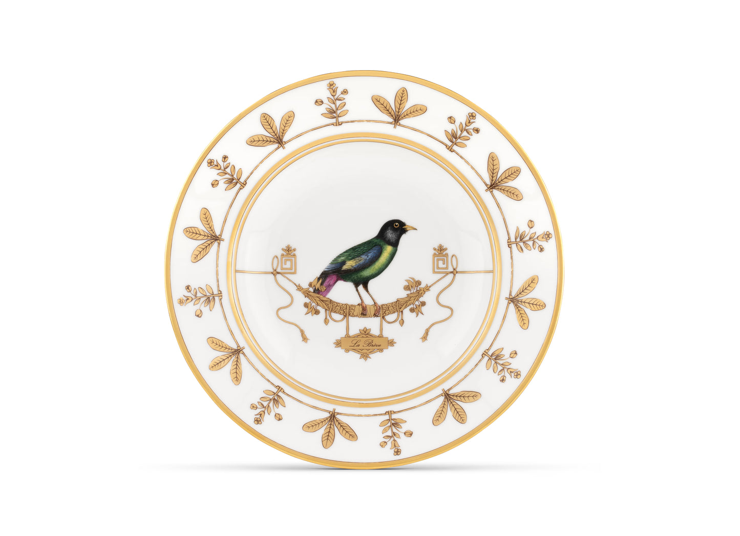 Volière La Breve Soup Plate by Ginori 1735