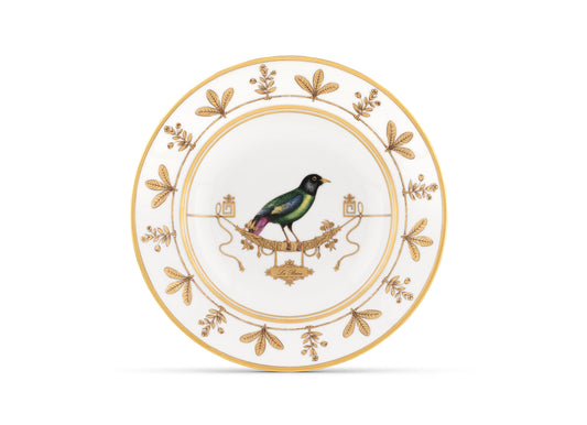 Volière La Breve Soup Plate by Ginori 1735