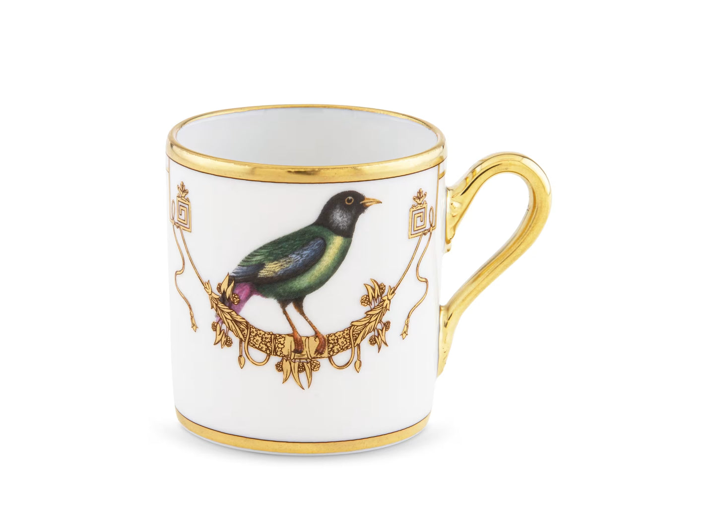 Volière La Breve Espresso Cup + Saucer by Ginori 1735