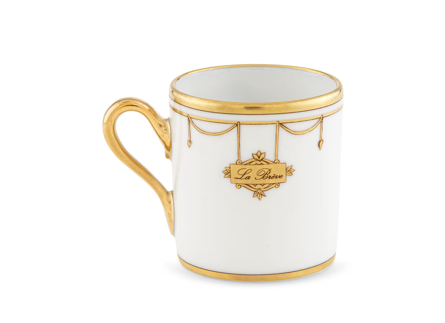 Volière La Breve Espresso Cup + Saucer by Ginori 1735