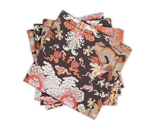 Magic Mountain Napkins - Persimmon