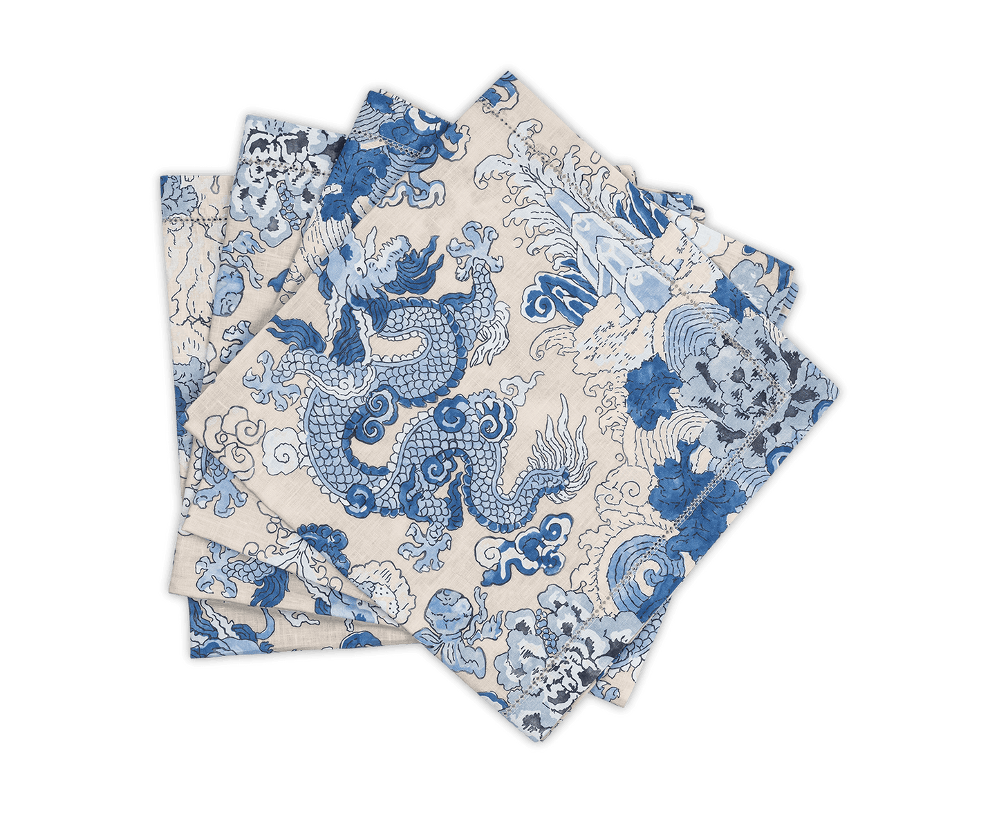 Magic Mountain Napkins - Porcelain Blue