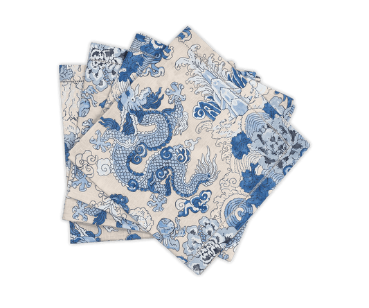Magic Mountain Napkins - Porcelain Blue