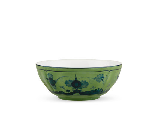 Oriente Italiano Malachite Bowl by Ginori 1735