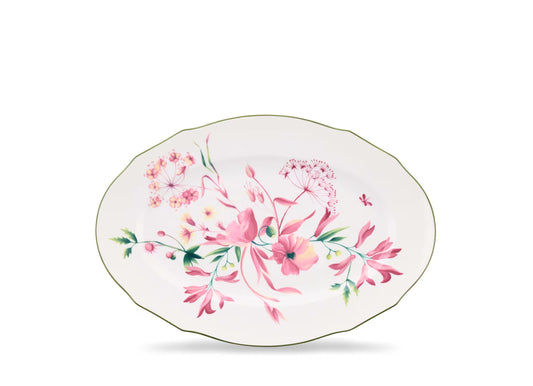 Florenza Malva Oval Platter by Ginori 1735
