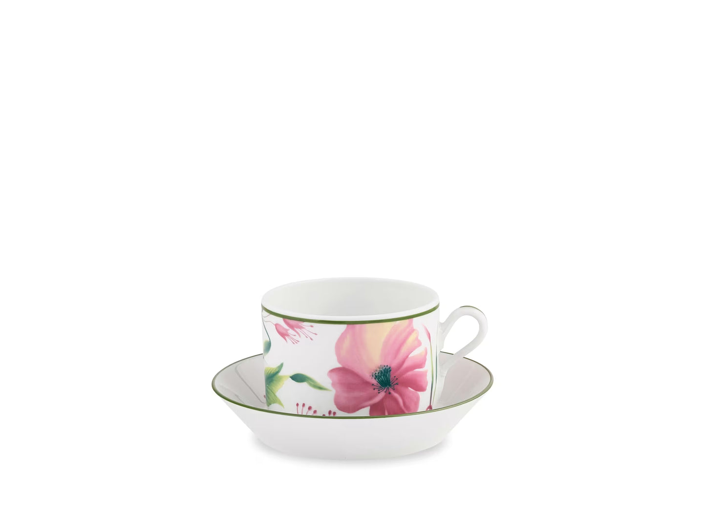 Florenza Malva Tea Cup and Saucer by Ginori 1735