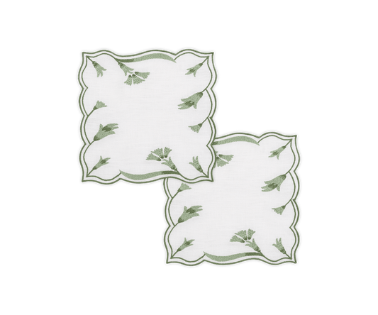 Marcella Cocktail Napkins - Clover