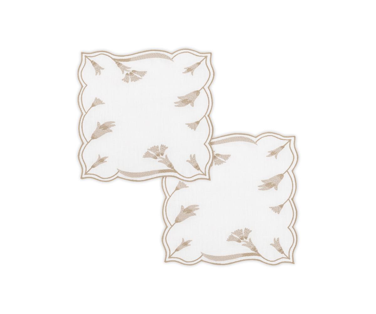 Marcella Cocktail Napkins - Dune