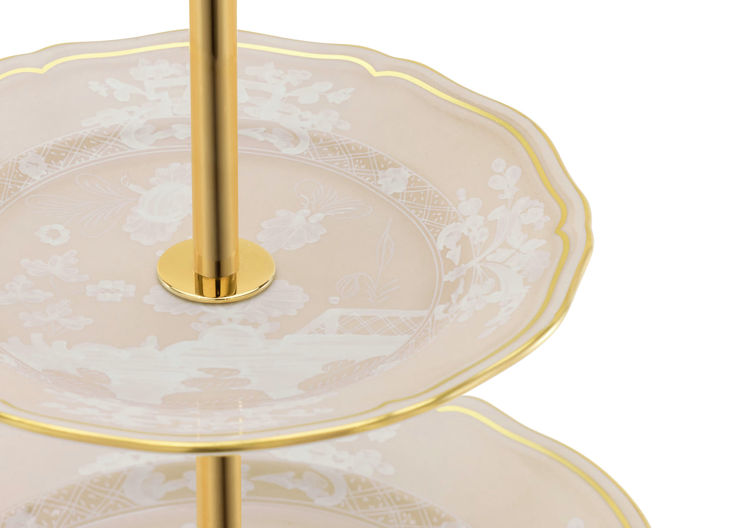 Oriente Italiano Meringa 3-tier Serving Stand By Ginori 1735