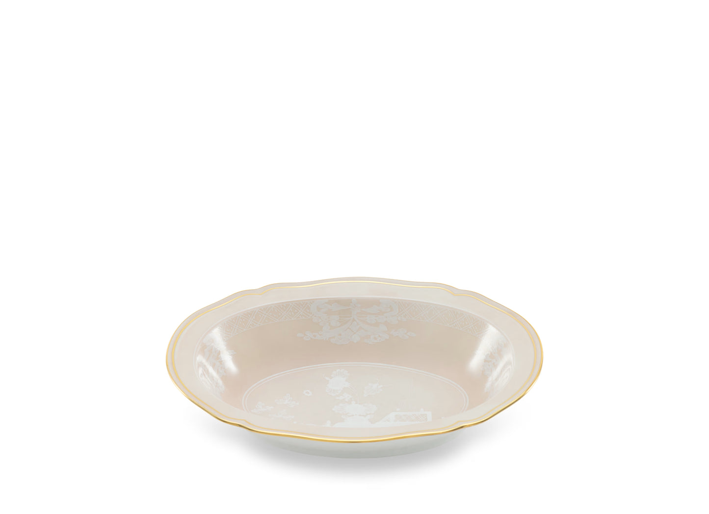 Oriente Italiano Meringa Oval Bowl by Ginori 1735