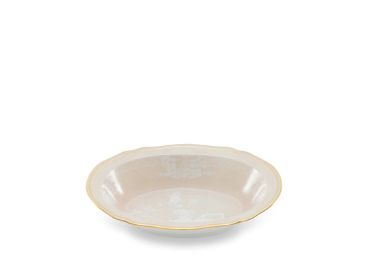 Oriente Italiano Meringa Oval Bowl by Ginori 1735