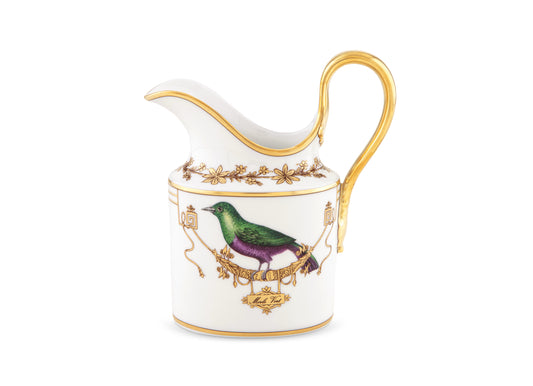 Volière Merle Vert Milk Pitcher by Ginori 1735