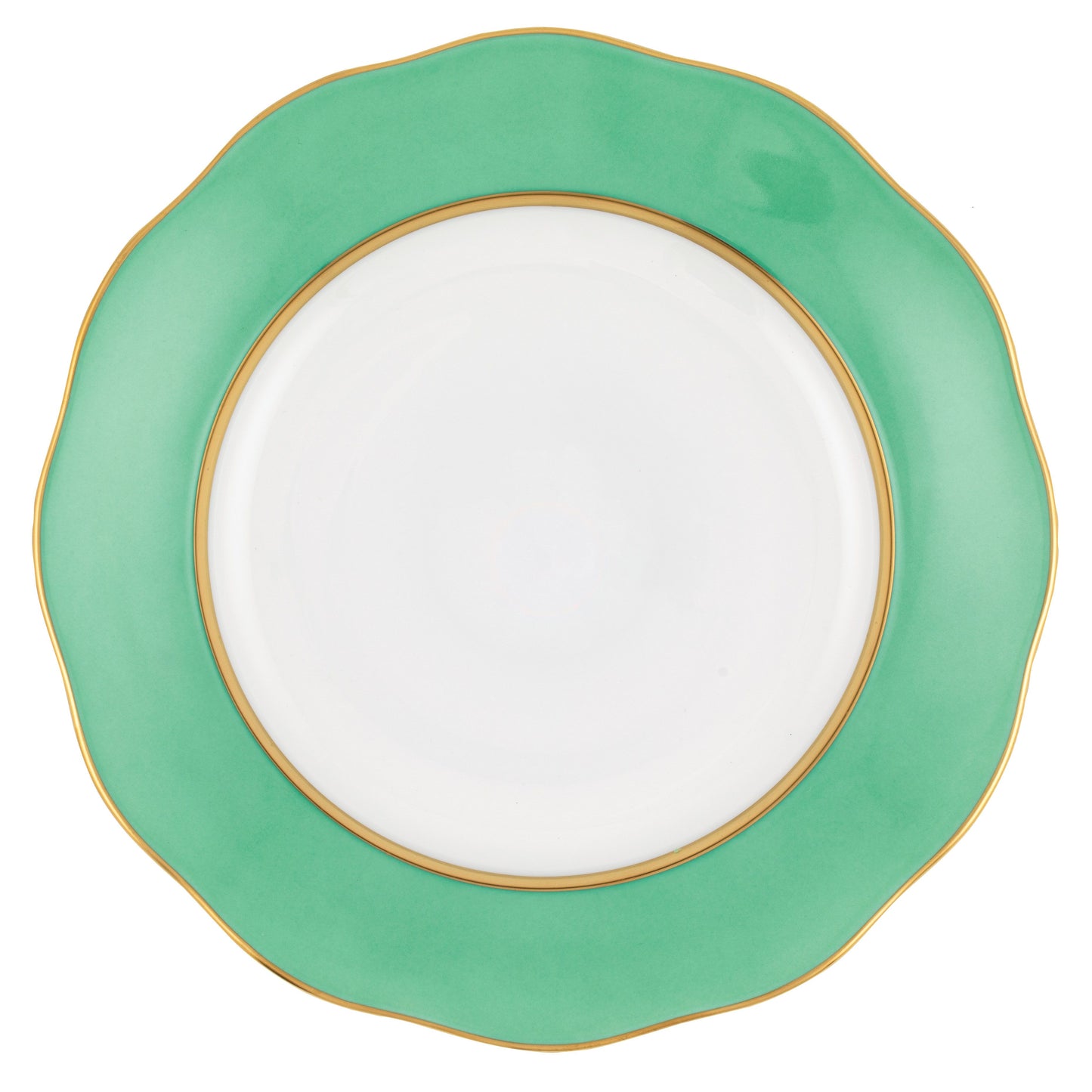 Herend Silk Ribbon Dessert Plate - Mint