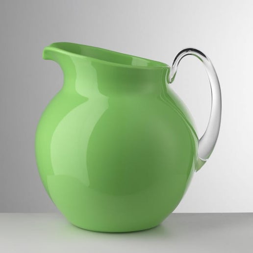 Large Green Acrylic Pitcher