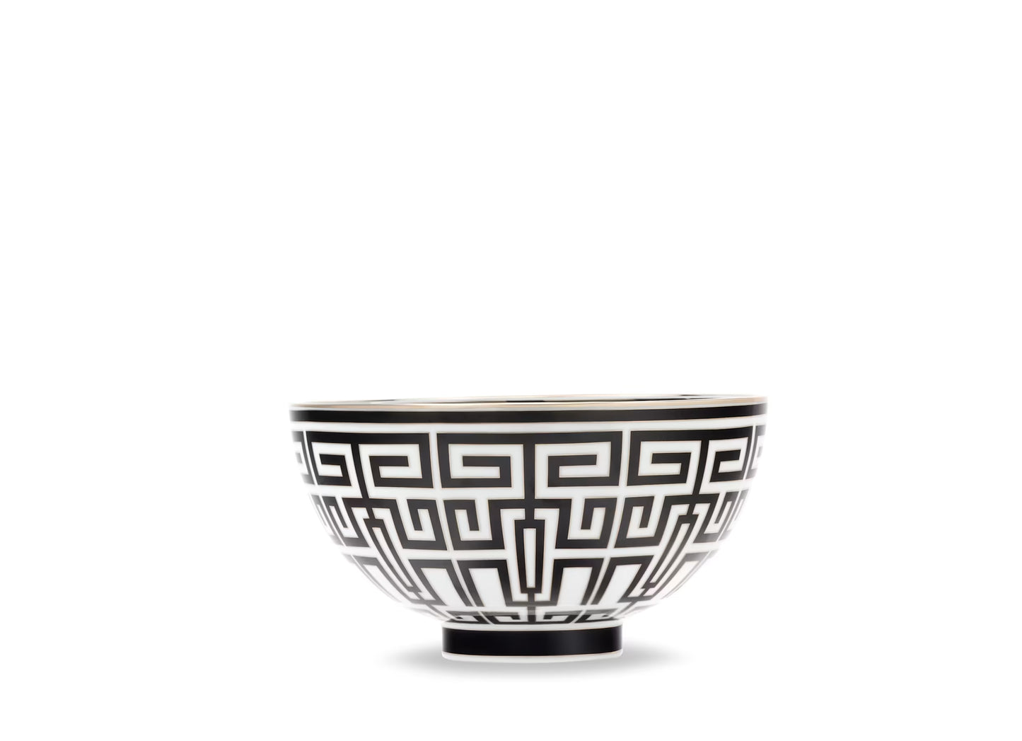 Labirinto Nero Gio Ponti Bowl by Ginori 1735