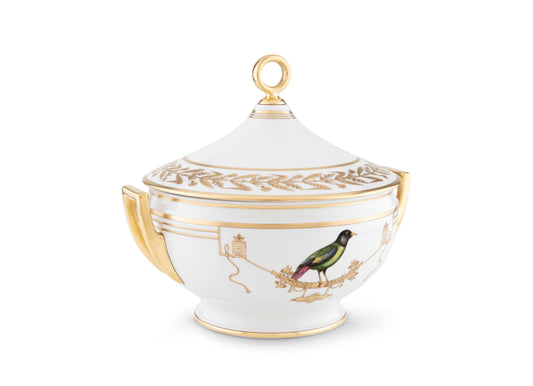 Volière Ortolan and La Breve Tureen by Ginori 1735