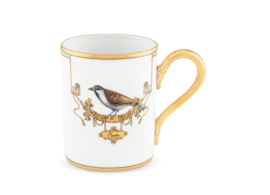 Volière Ortolan Mug by Ginori 1735