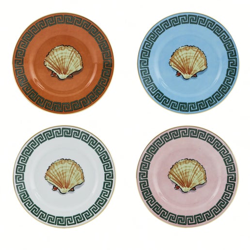 Il viaggio di Nettuno Set of 4 Bread Plates
