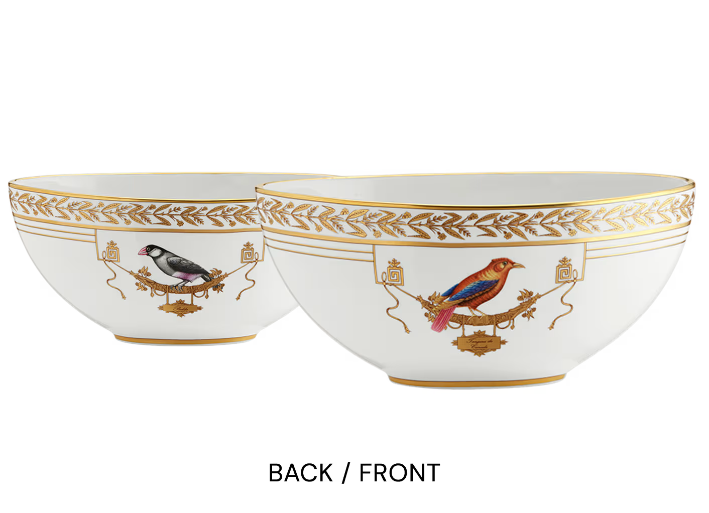 Volière Padda -Tangara du Canada Bowl by Ginori 1735