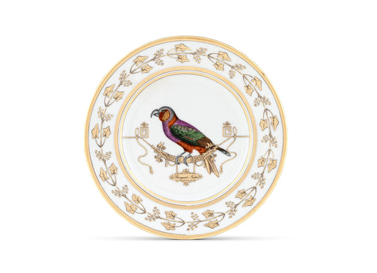 Volière Perroquet Nestor Bread Plate Mug by Ginori 1735