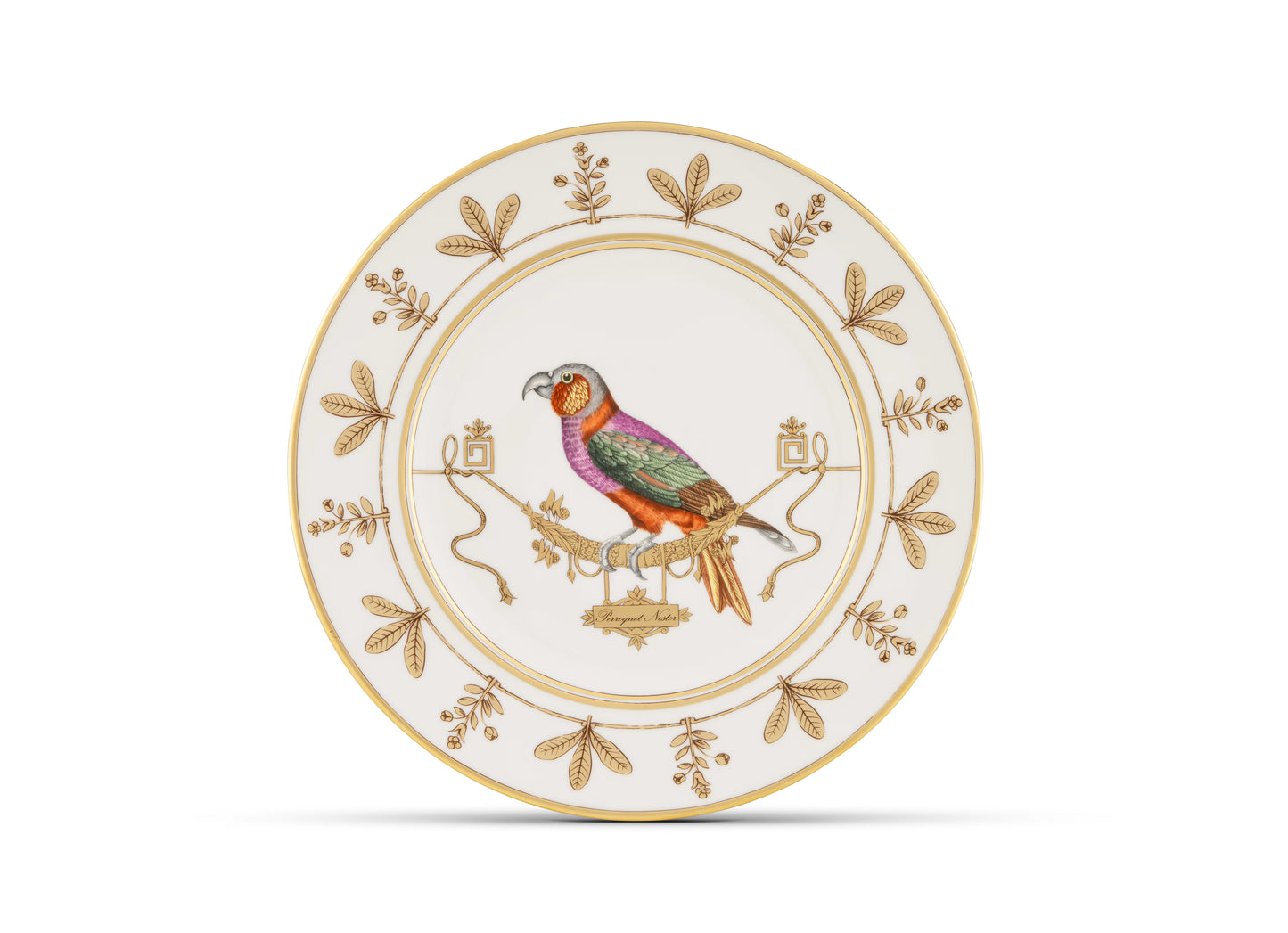 Volière Perroquet Nestor Charger Plate by Ginori 1735