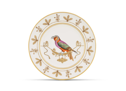 Volière Perroquet Nestor Charger Plate by Ginori 1735