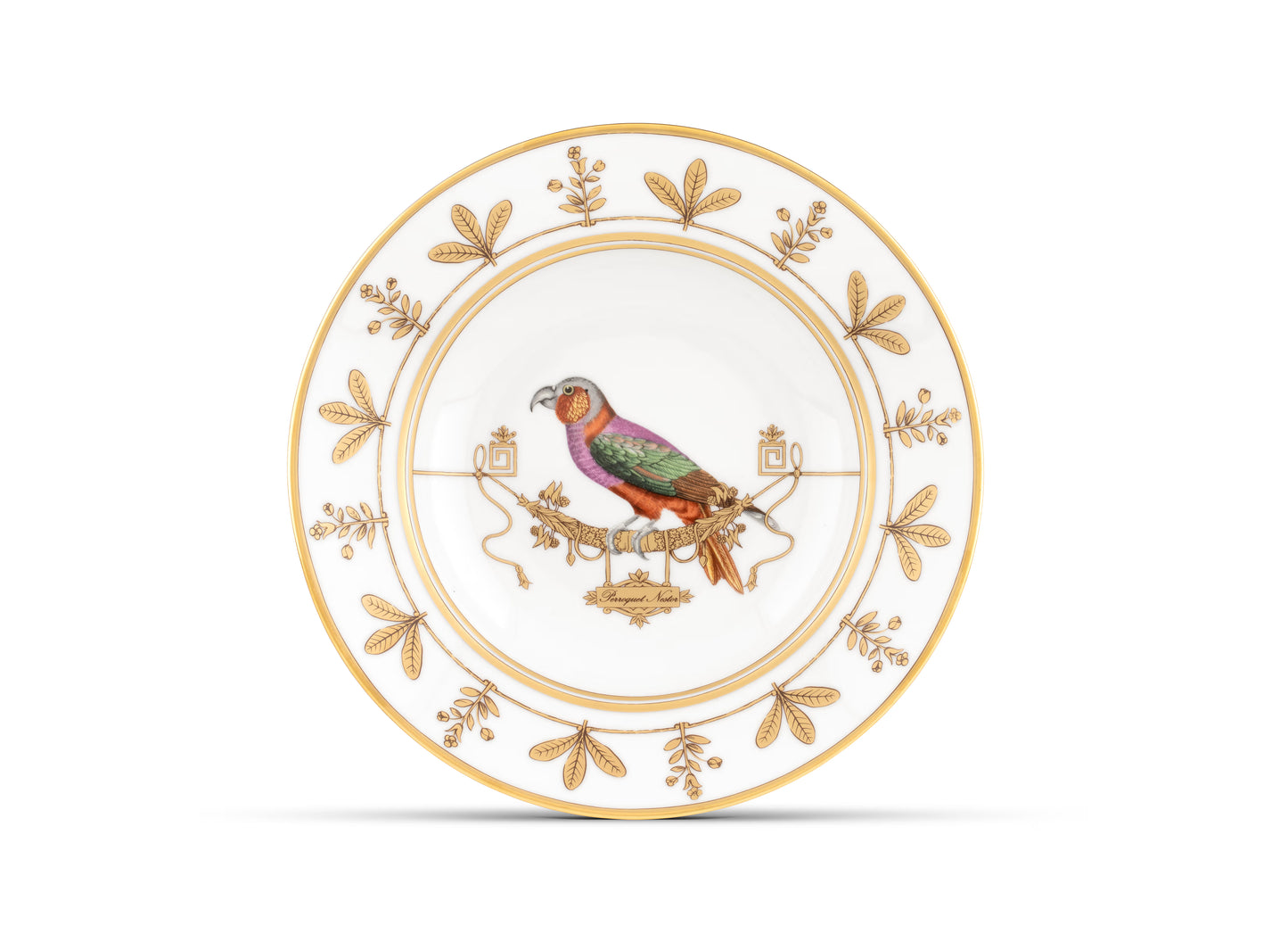 Volière Perroquet Nestor Soup Plate by Ginori 1735