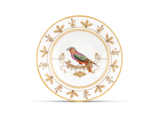 Volière Perroquet Nestor Soup Plate by Ginori 1735