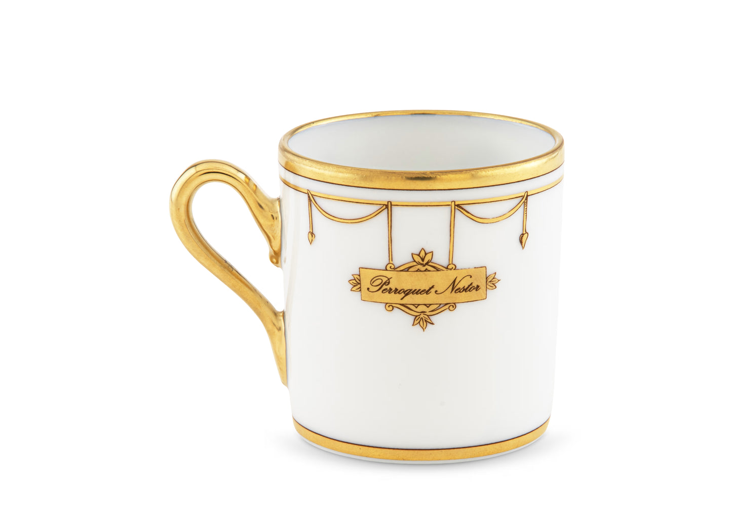 Volière Perroquet Nestor Espresso Cup + Saucer by Ginori 1735