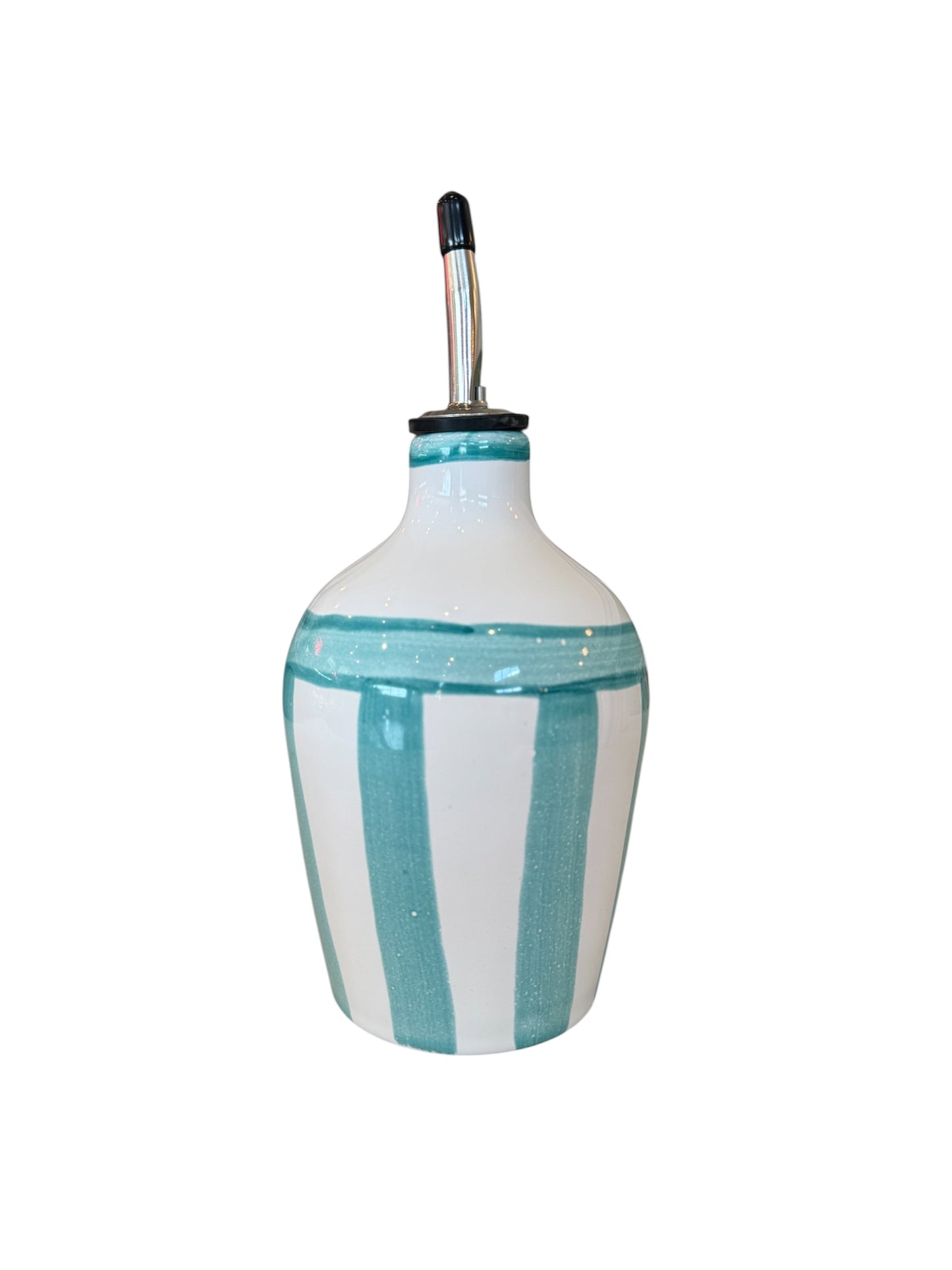 Italian Striped Olive Oil Dispenser