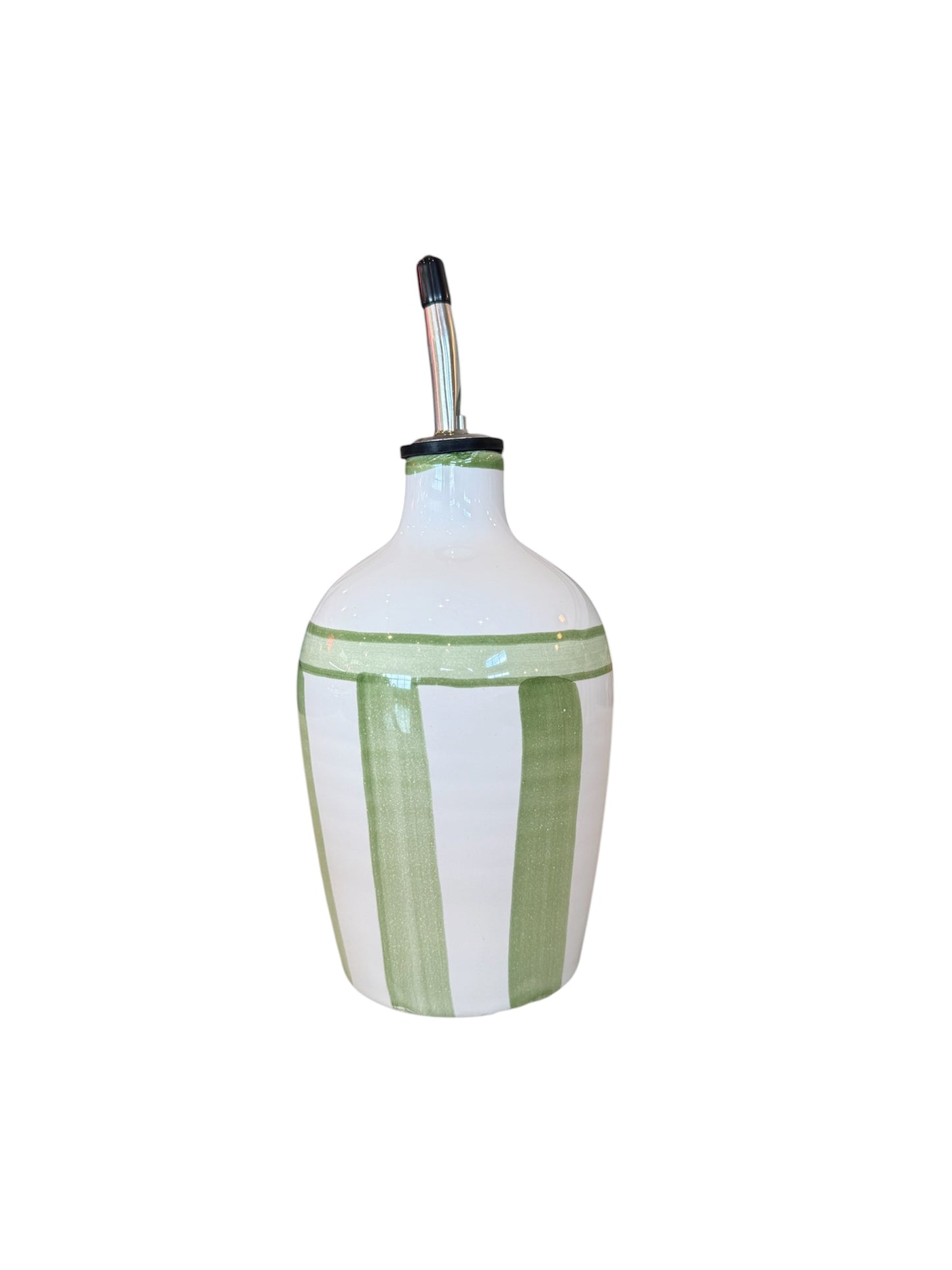 Italian Striped Olive Oil Dispenser