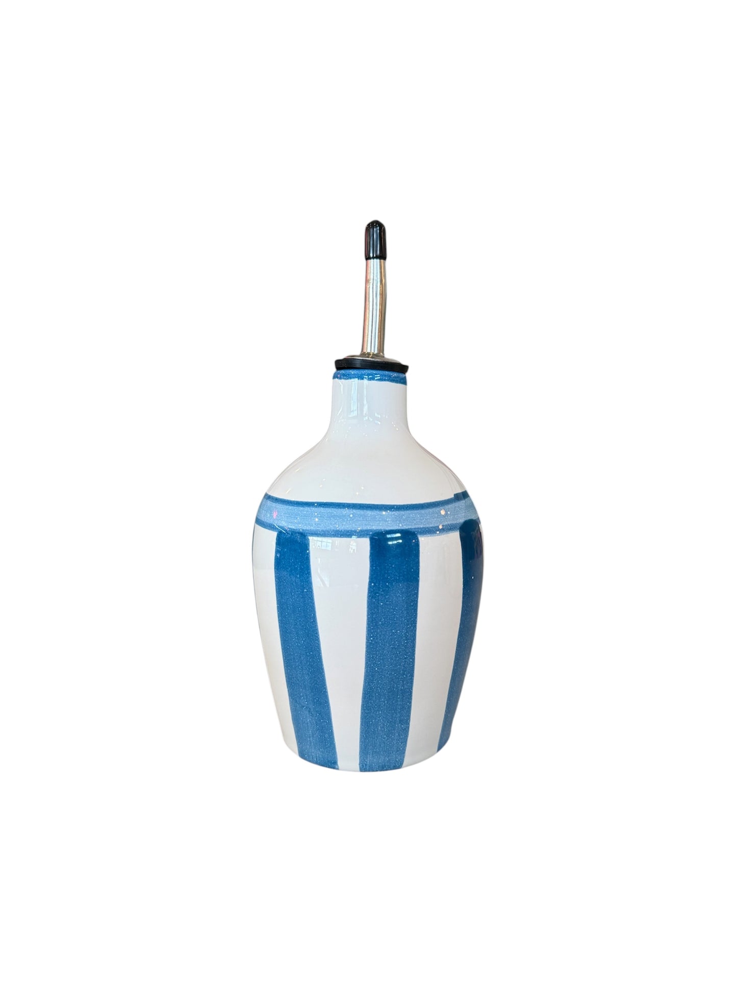 Italian Striped Olive Oil Dispenser