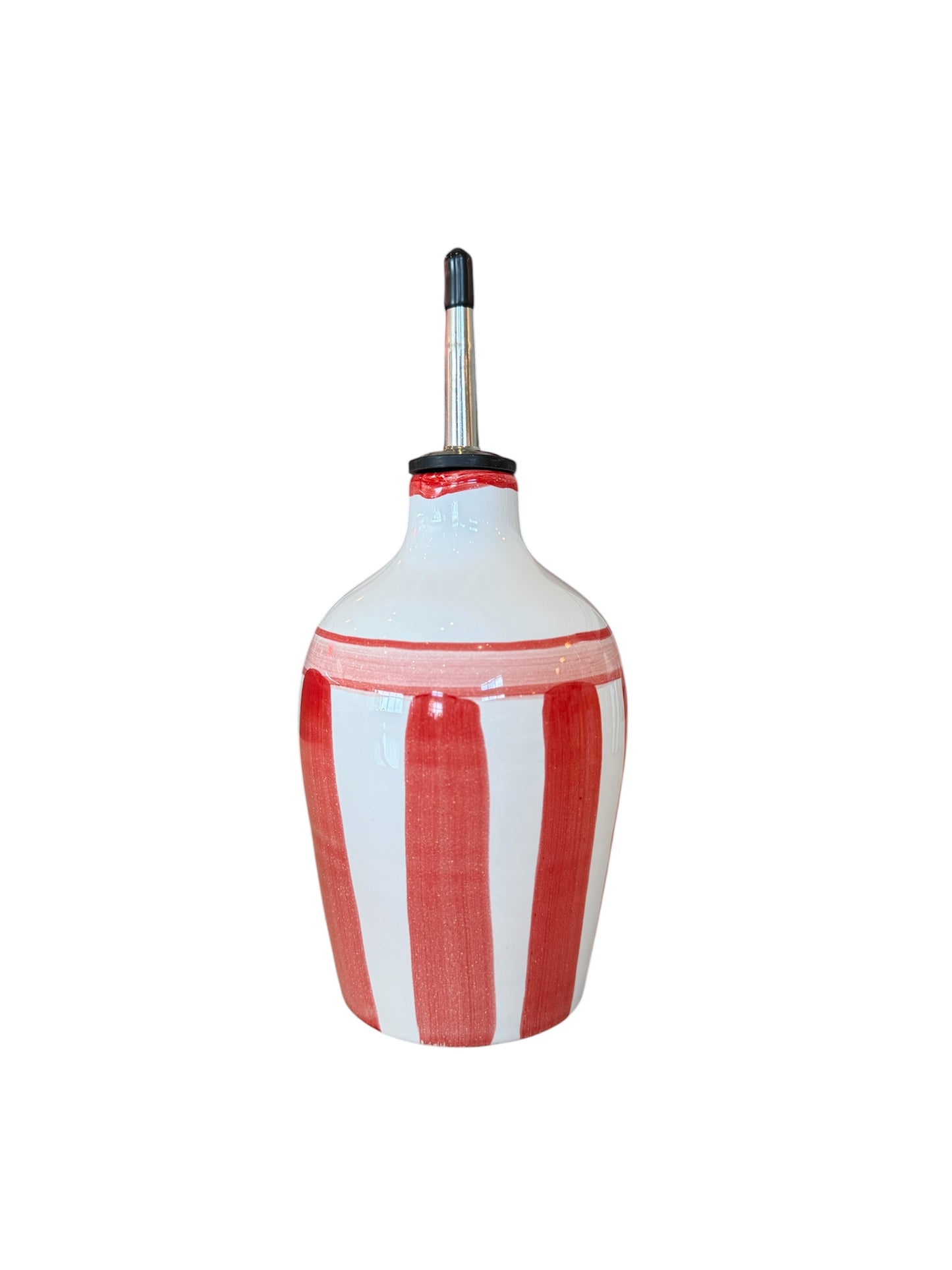 Italian Striped Olive Oil Dispenser