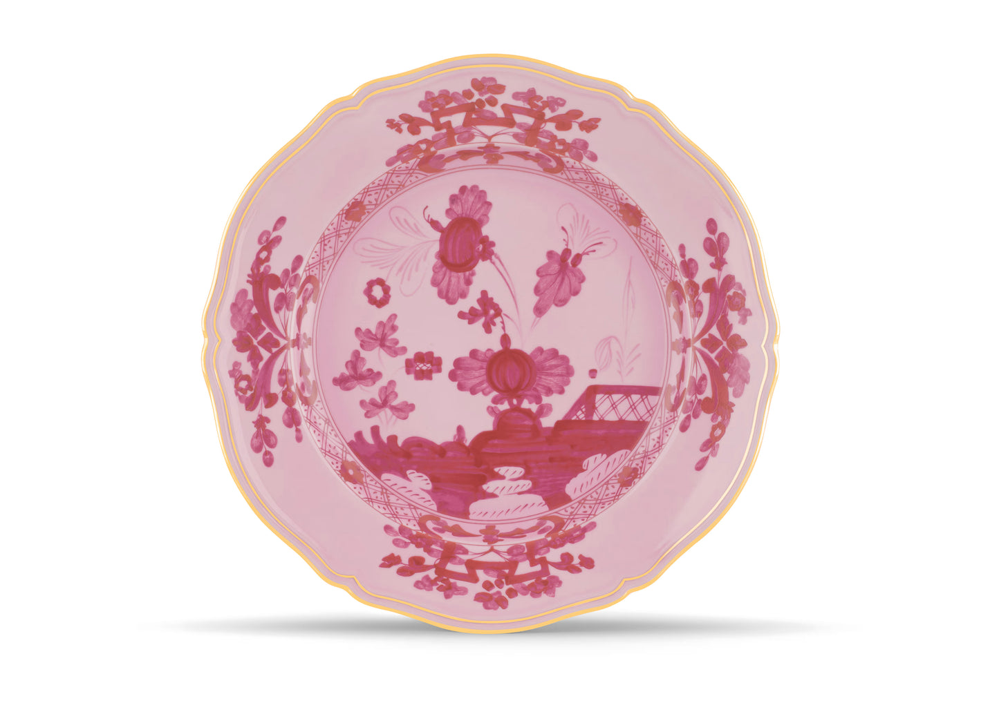 Oriente Italiano Porpora Round Platter by Ginori 1735