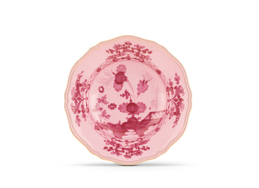 Oriente Italiano Porpora Rim Soup Plate by Ginori 1735