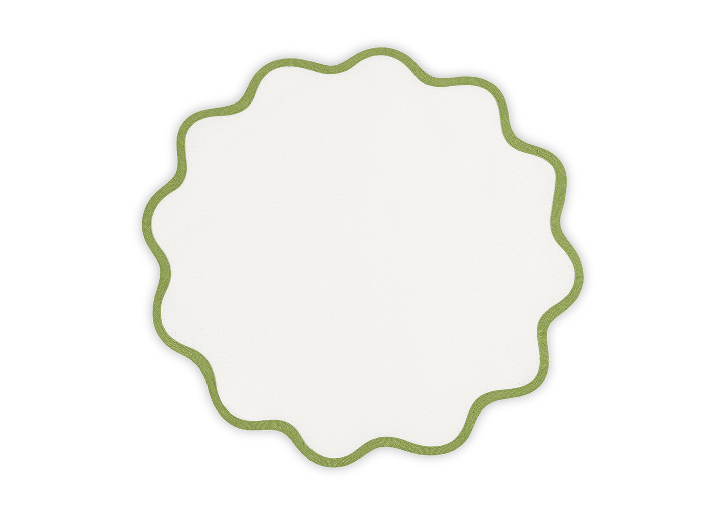 Round Scallop Edge Placemat