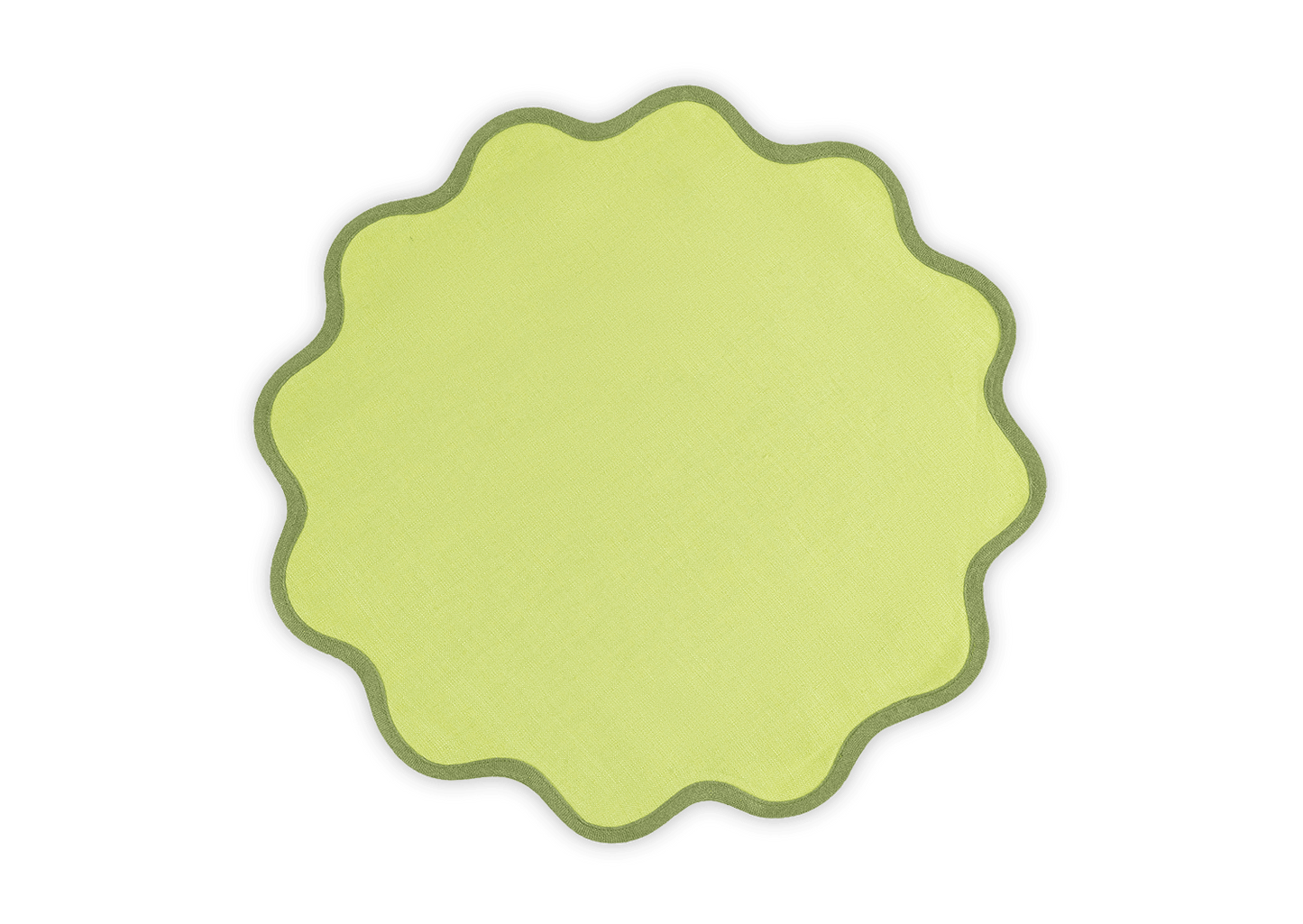 Round Scallop Edge Placemat