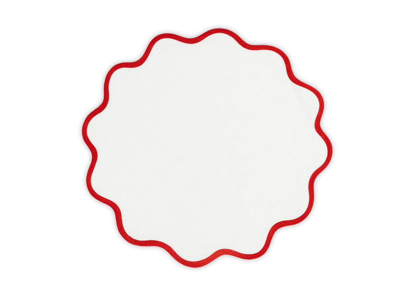 Round Scallop Edge Placemat