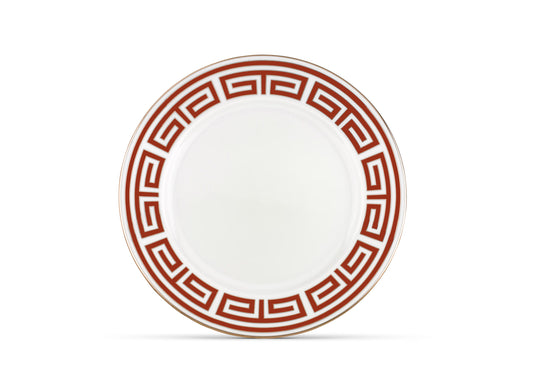 Labirinto Scarlatto Dinner Plate by Ginori 1735