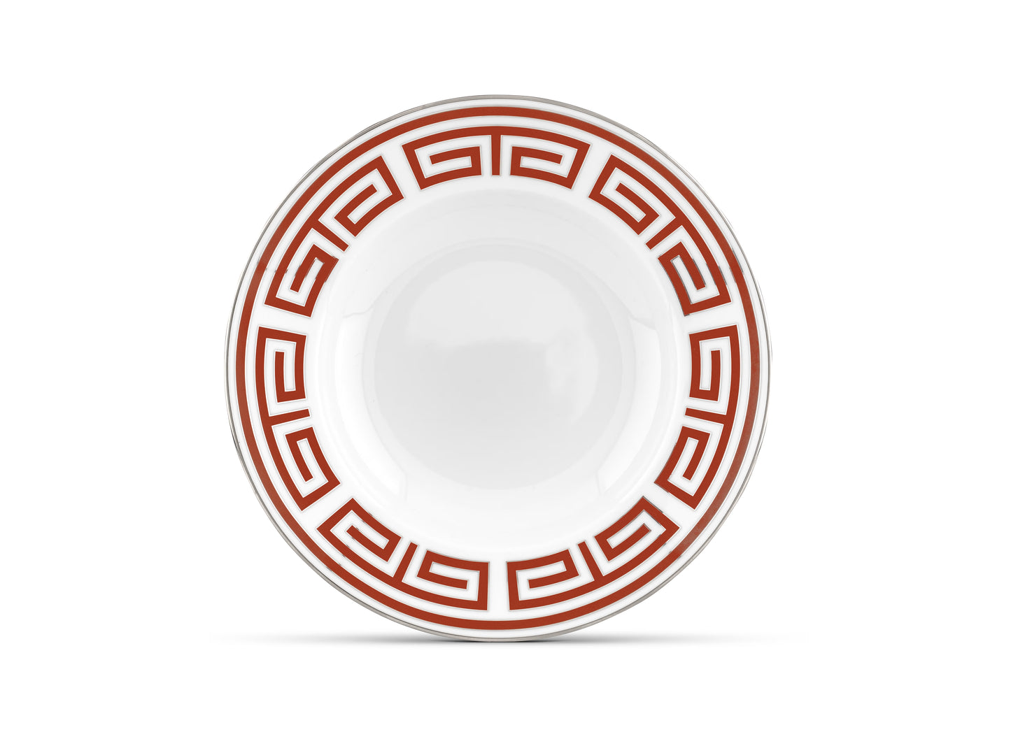 Labirinto Scarlatto Soup Plate by Ginori 1735