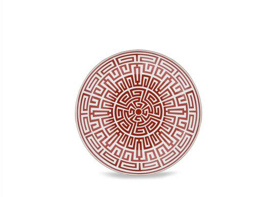 Labirinto Scarlatto Round Centerpiece by Ginori 1735