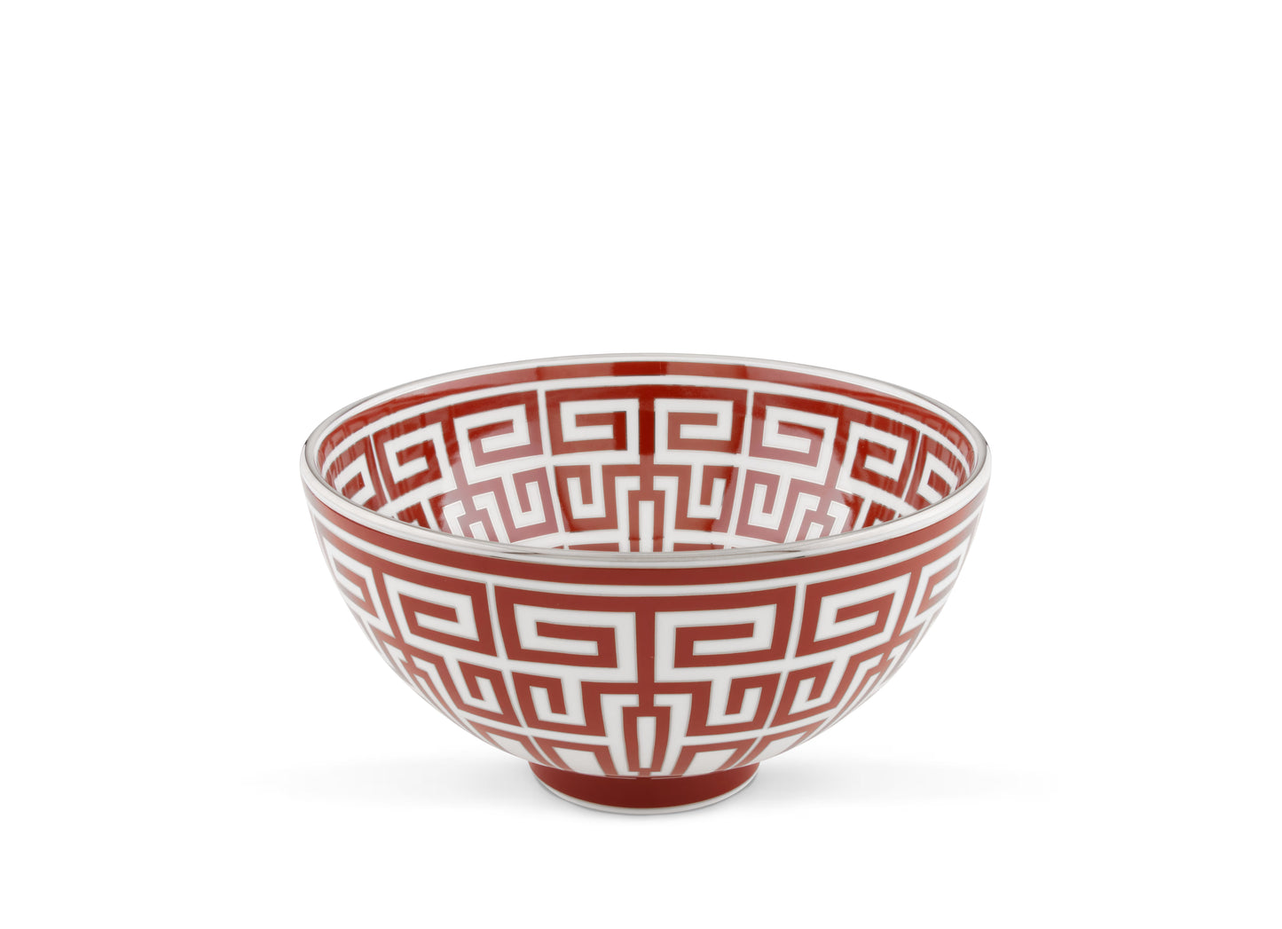 Labirinto Scarlatto Gio Ponti Bowl by Ginori 1735