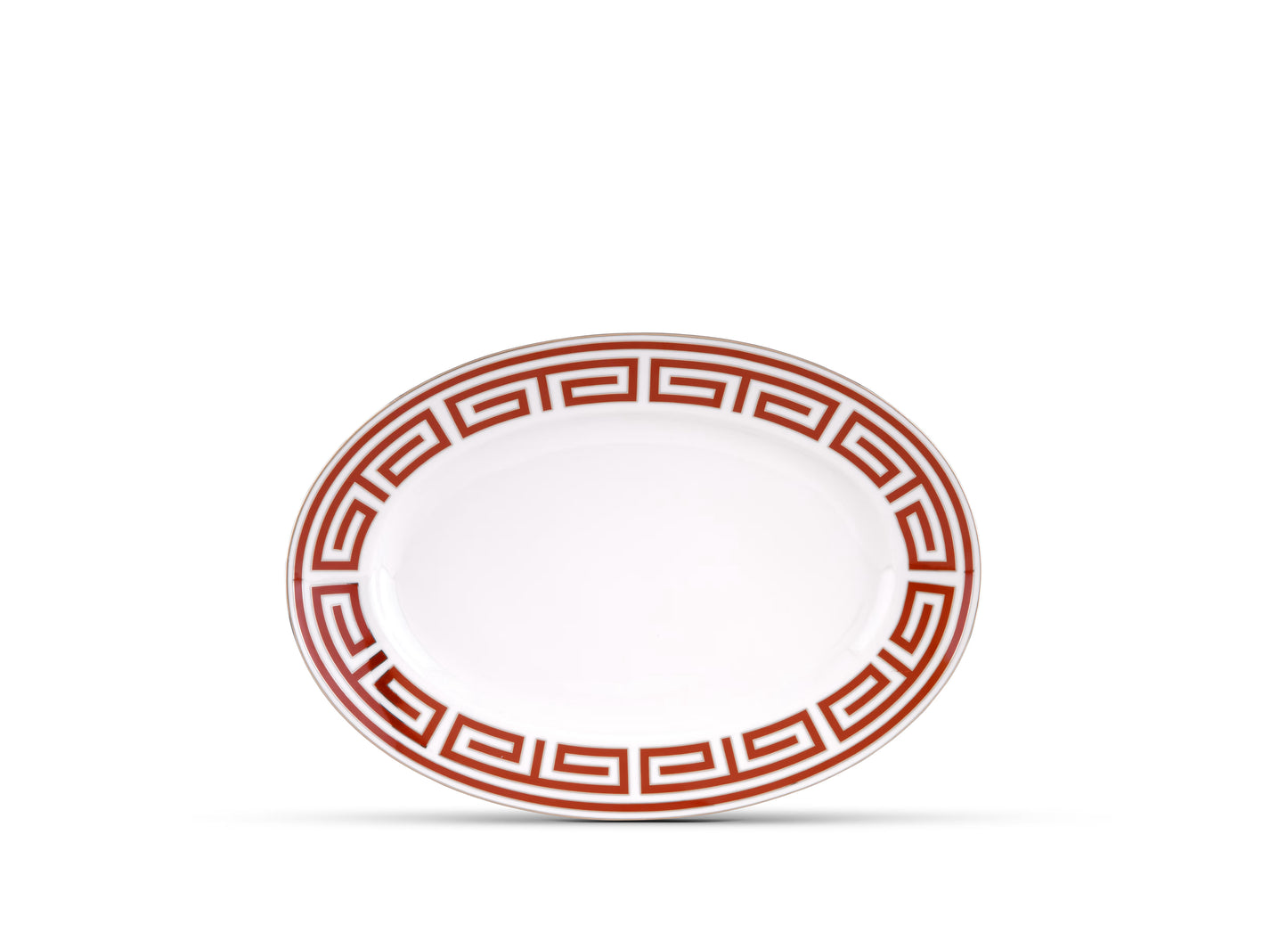 Labirinto Scarlatto Large Oval Platter by Ginori 1735