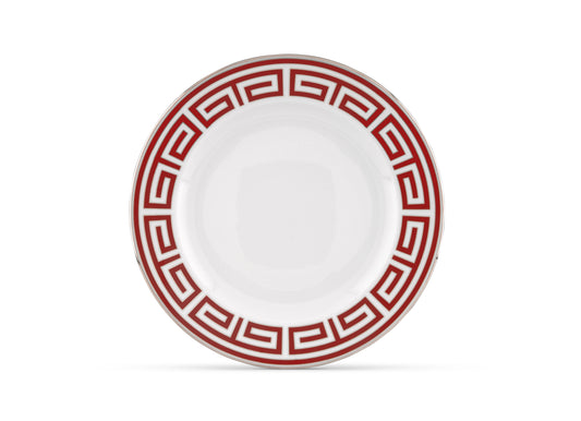 Labirinto Scarlatto Round Platter by Ginori 1735