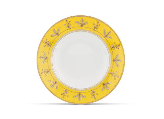 Volière Senape Soup Plate by Ginori 1735