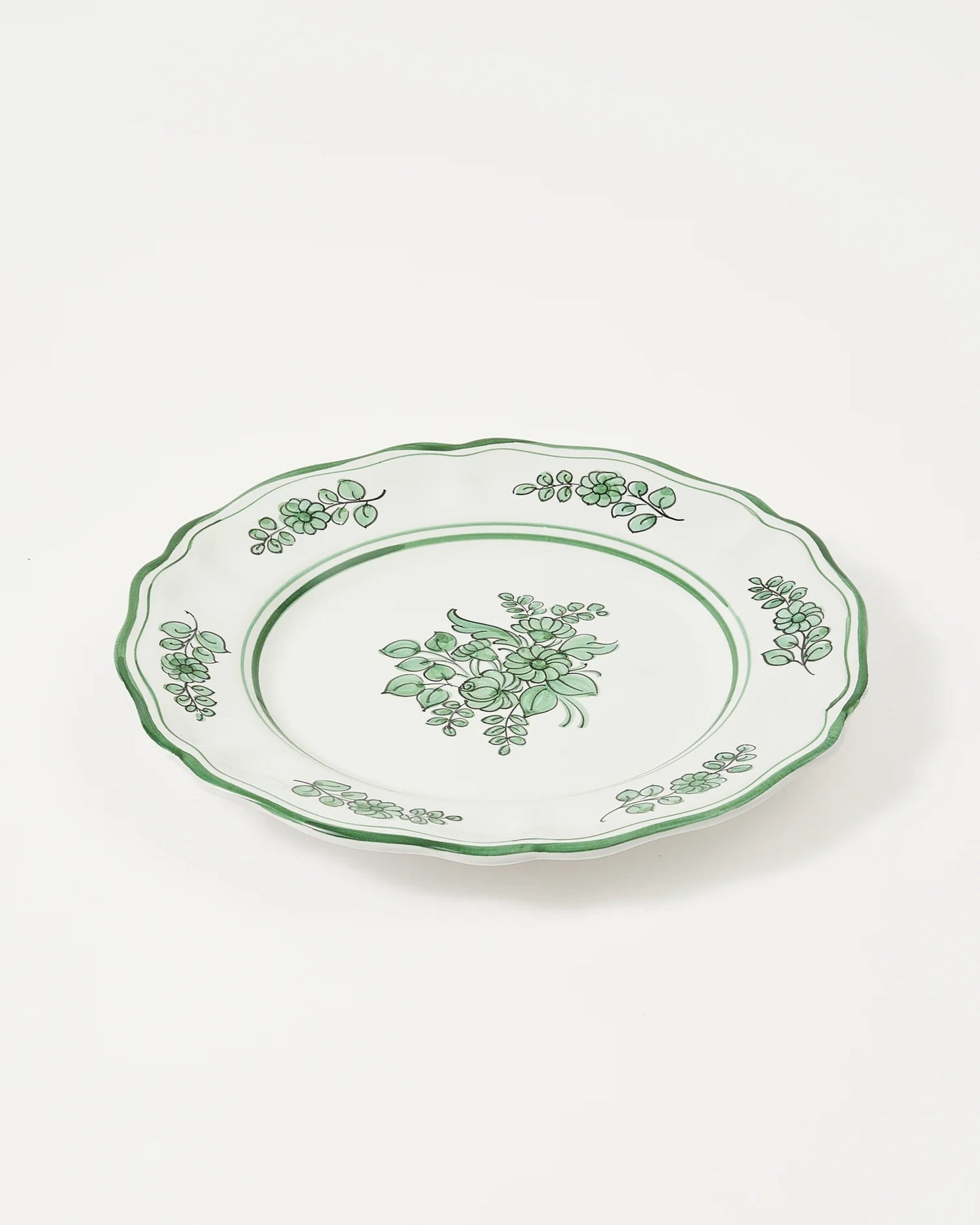 Sicilia Green Charger Plates, Set of Two