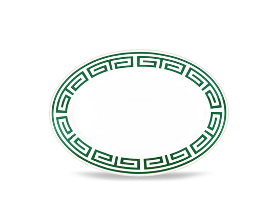 Labirinto Smeralda Large Oval Platter by Ginori 1735