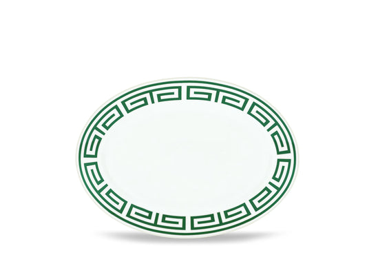 Labirinto Smeralda Oval Platter by Ginori 1735